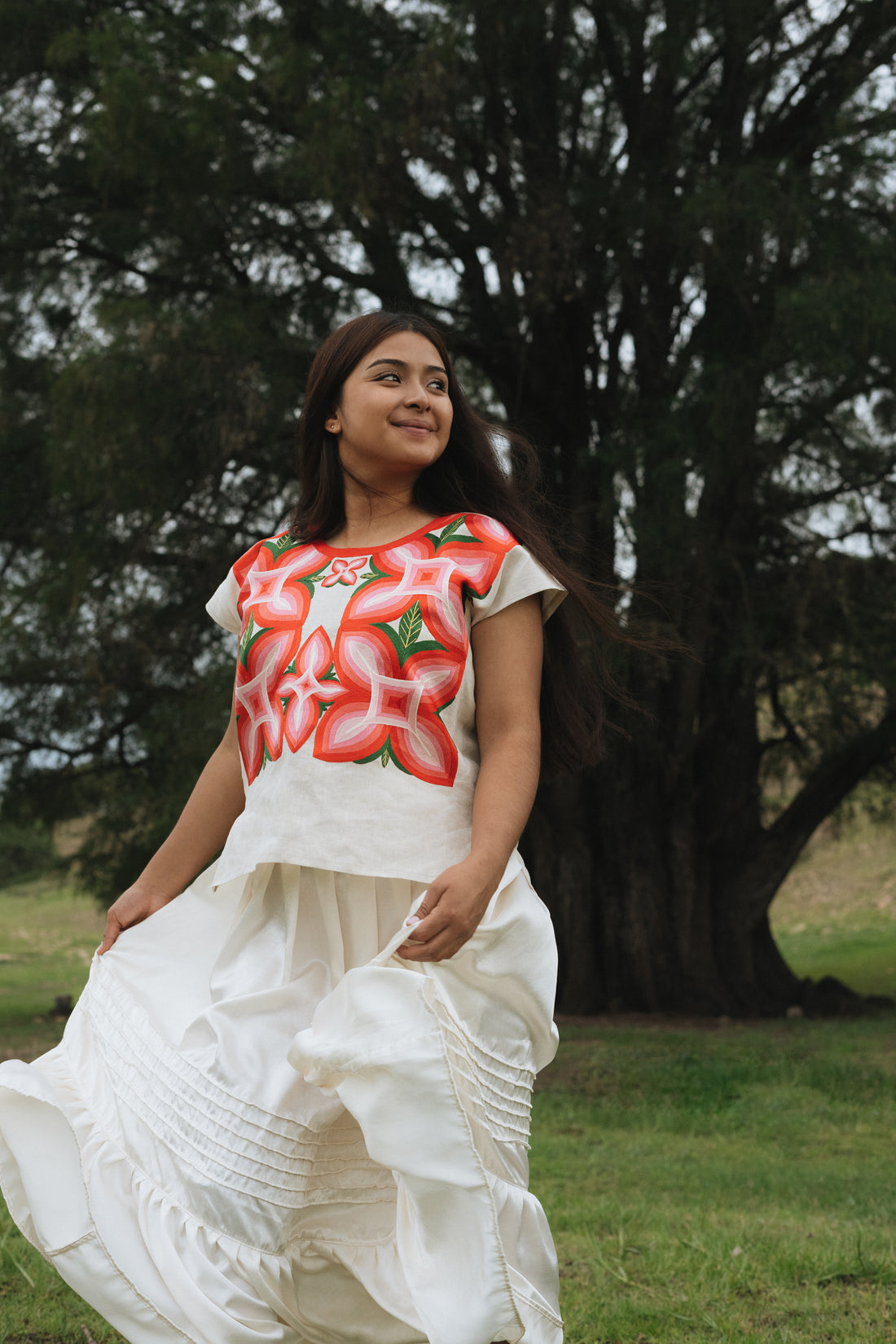 Huipil Panchito Raisin / Fuchsia