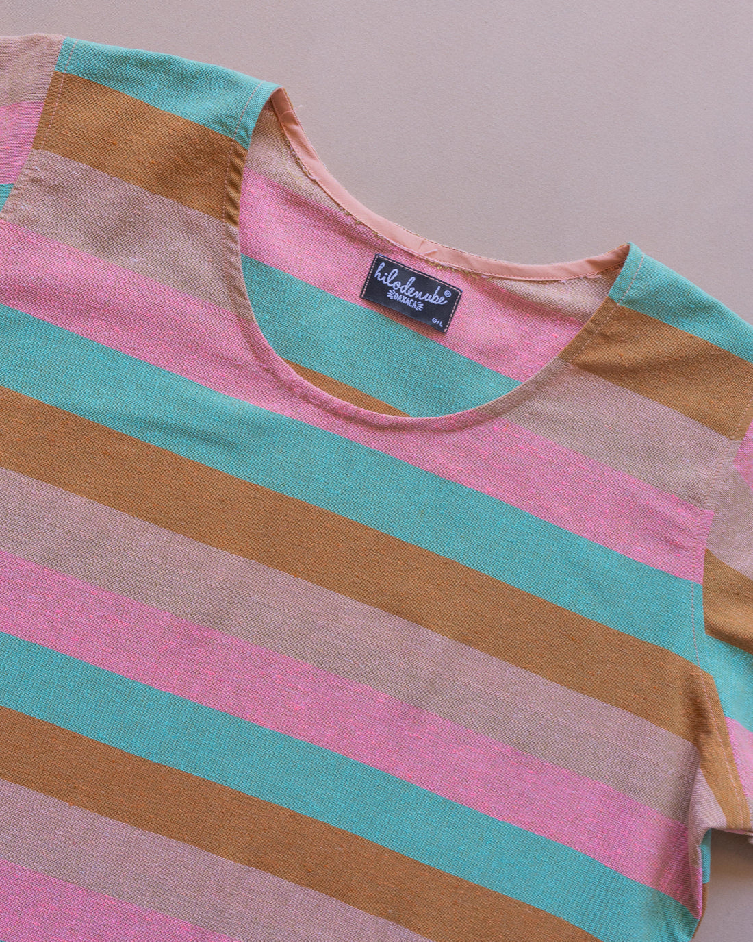 Vestido Telar Multicolor Pastel