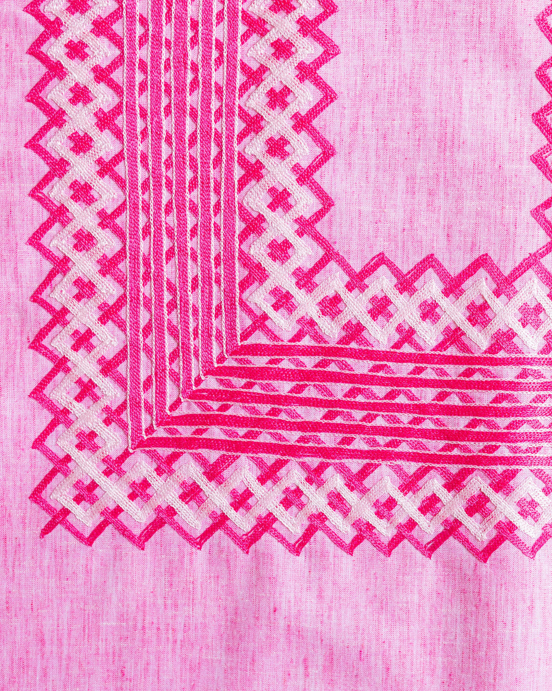 Huipil Panchito Rosa Jaspeado