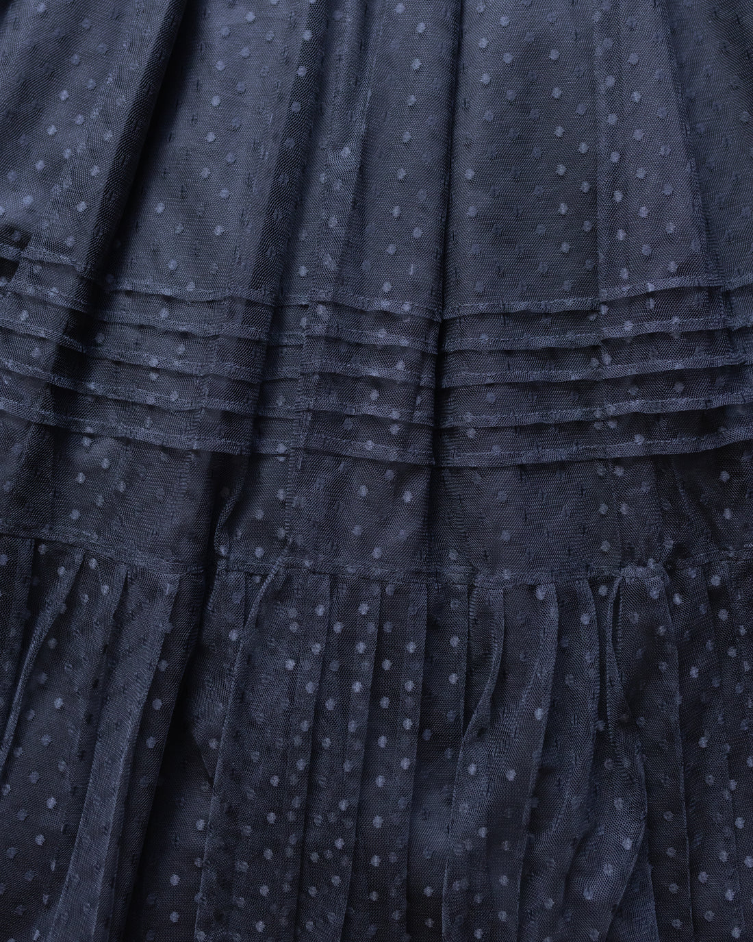 Falda Rabona Tul Noche de Lunares