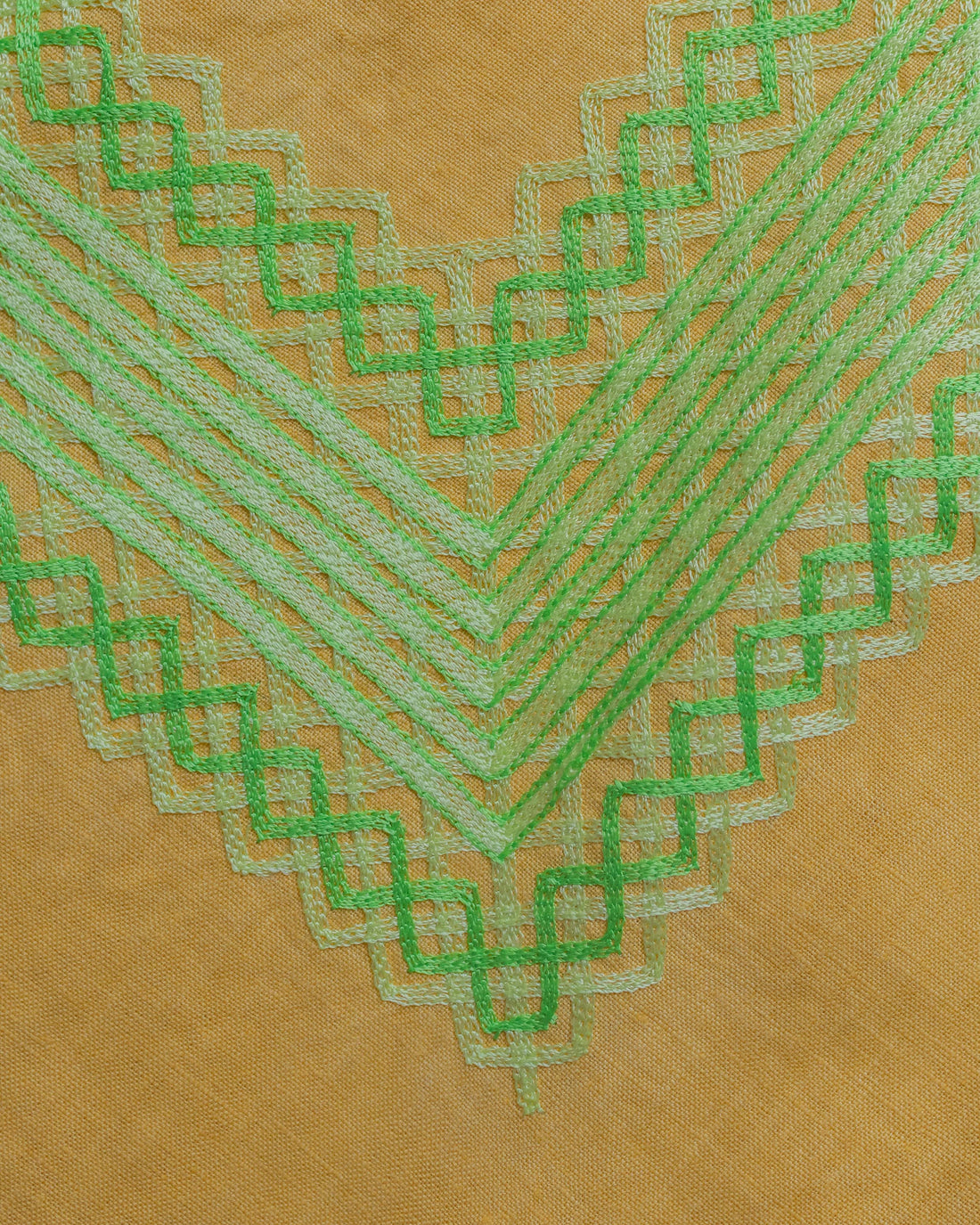 Huipil Niña Panchito Amarillo / Verde