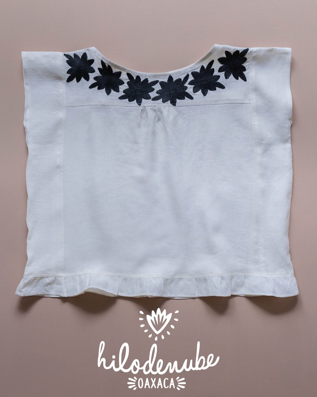 Blusa Antigua Crudo / Negro