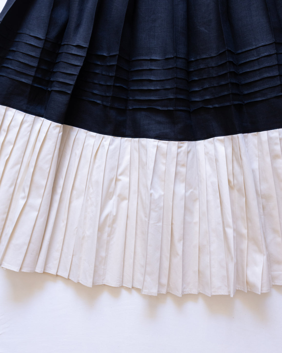Falda Gala Lino Negro / Olán Lino