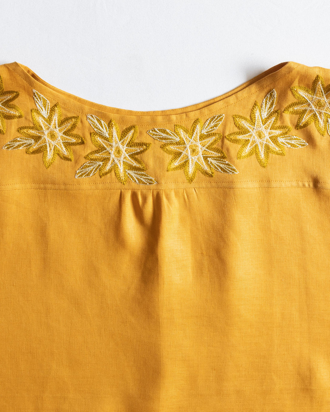 Blusa Antigua Mostaza