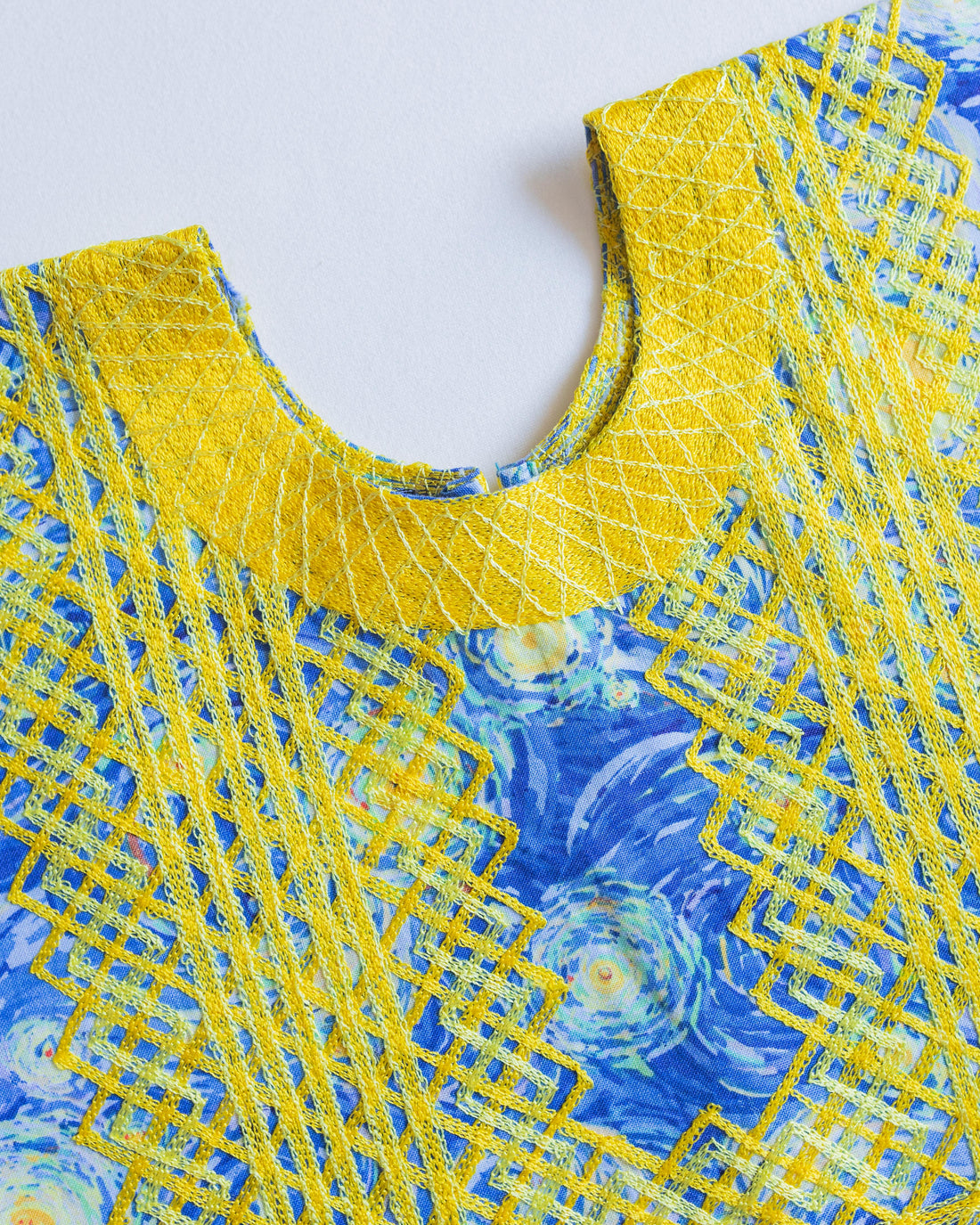 Huipil Niña Panchito Noche Estrellada