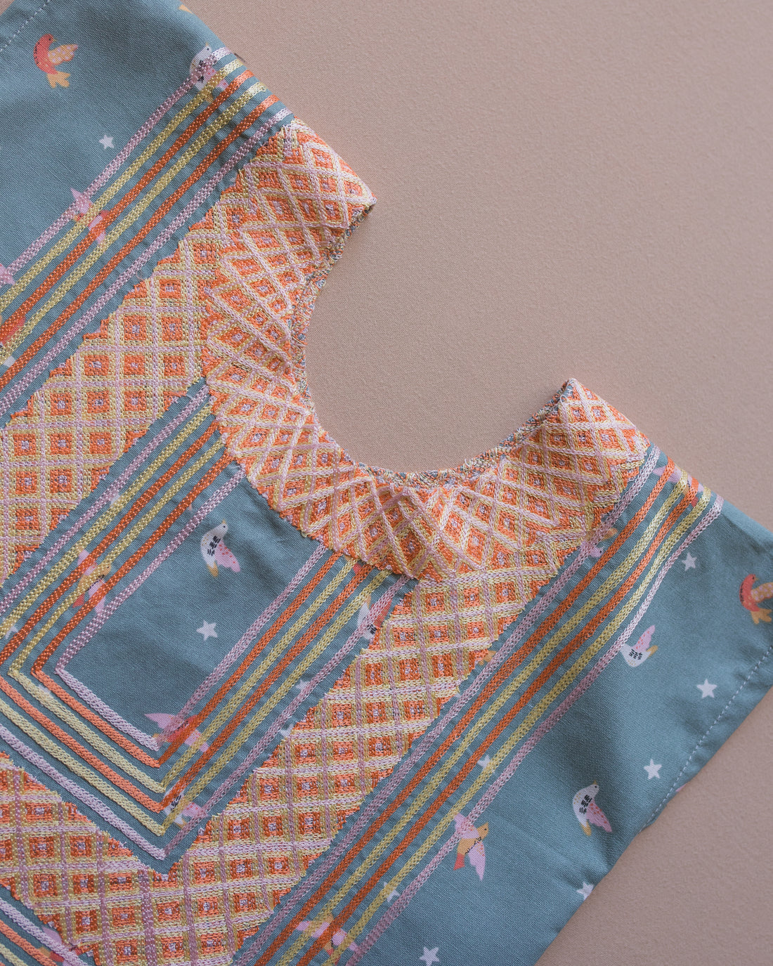 Huipil Niña Blusón aves