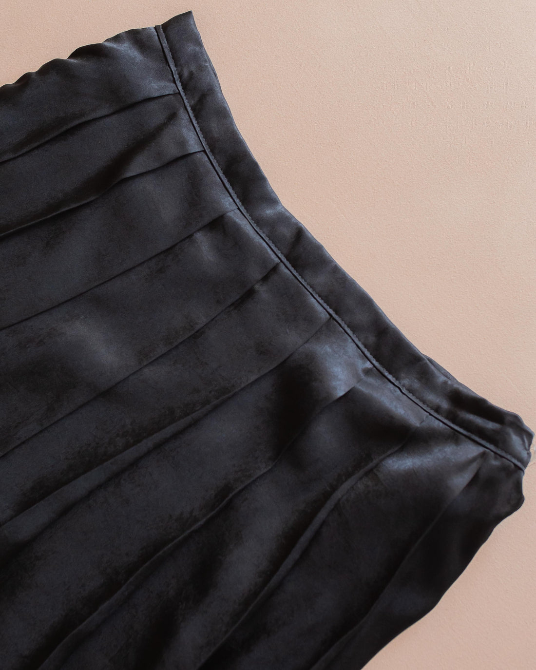 Falda Rabona Satín Negro