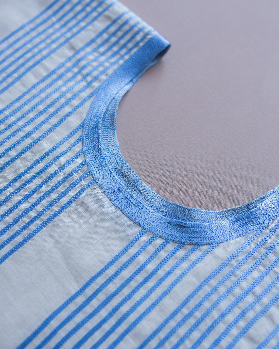 Huipil Amalia Crudo / Azul Maya