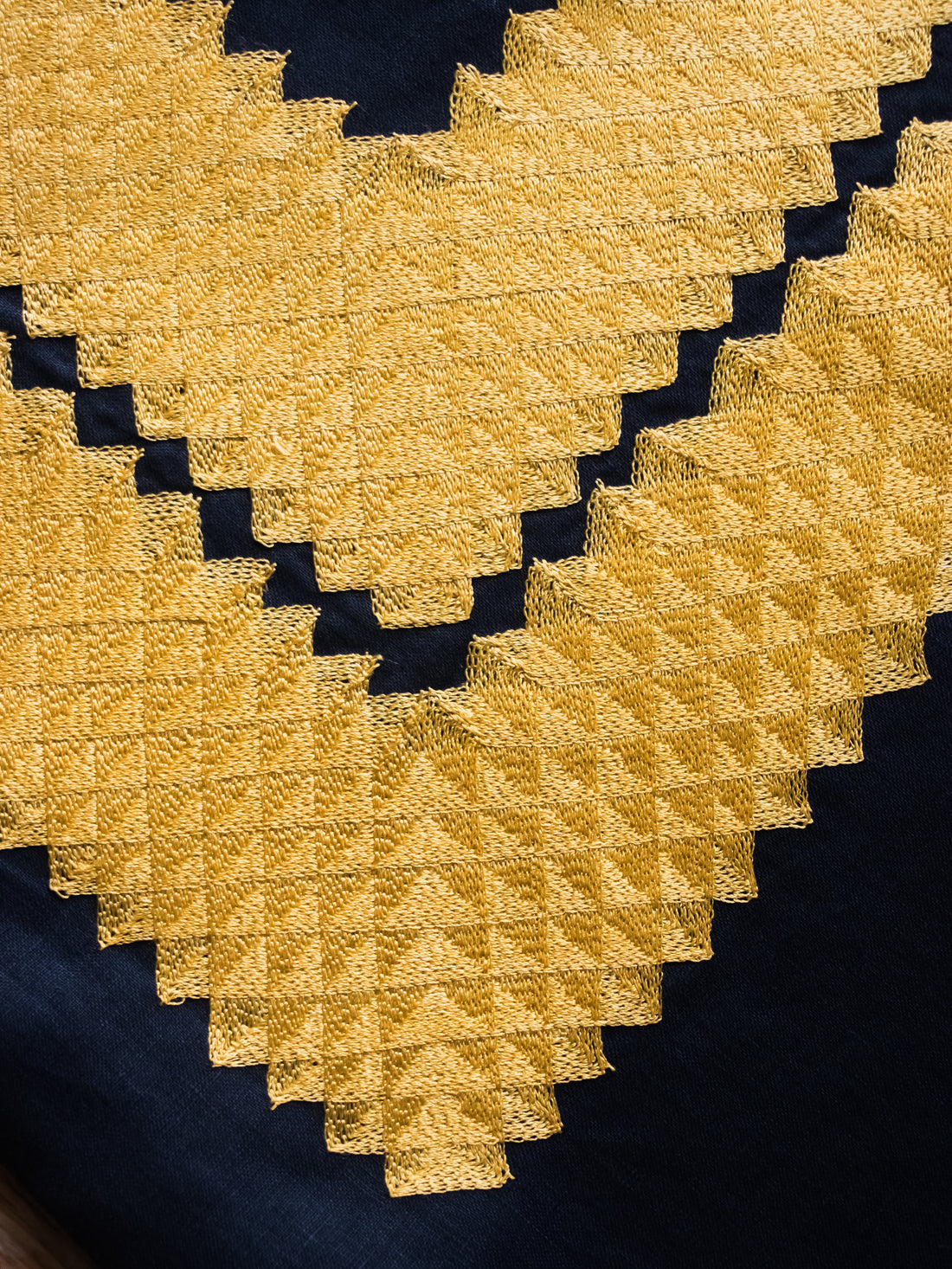 Huipil Metsk Negro / Oro