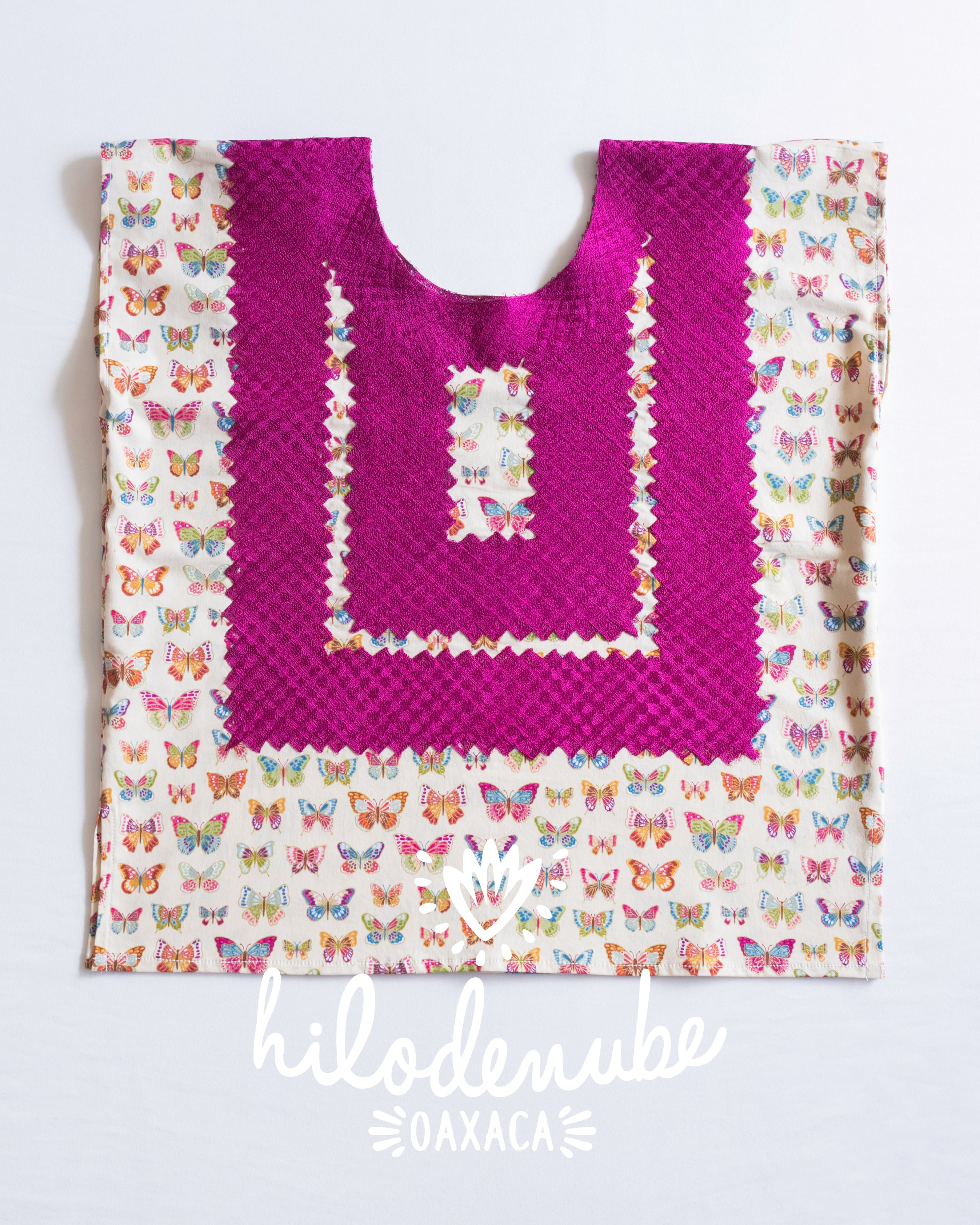 Huipil Metsk Mariposas Retro