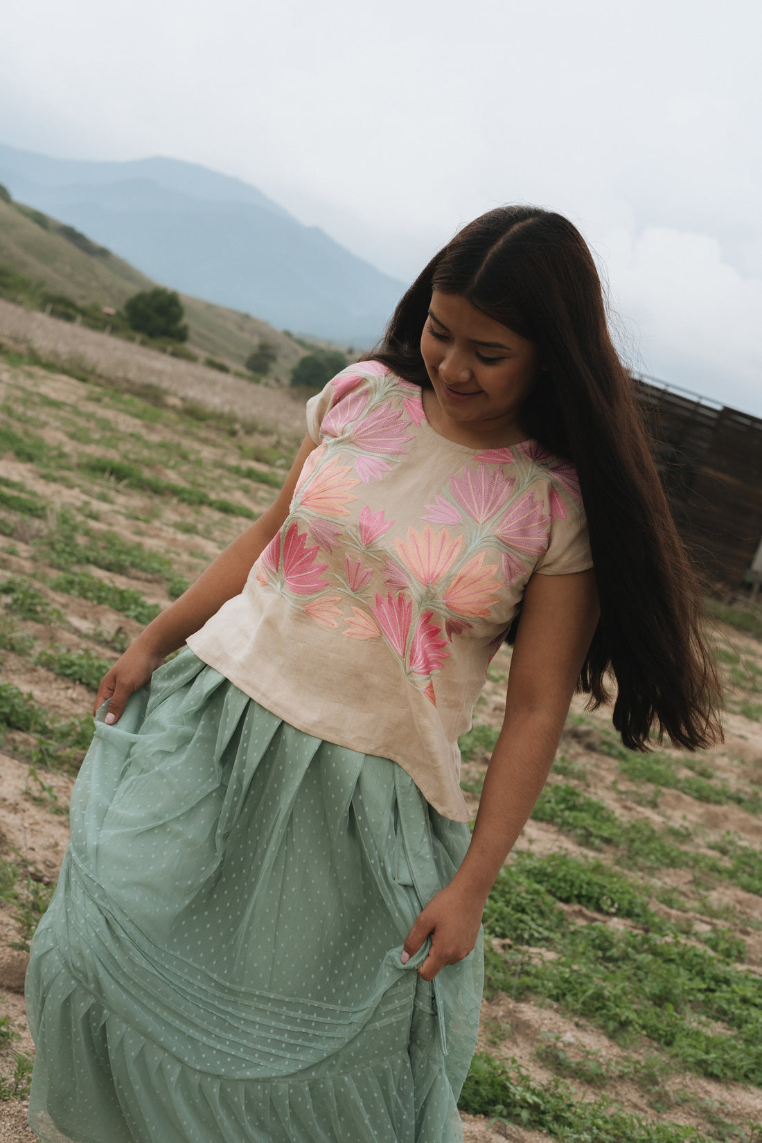 Huipil Lluvia de Magueyitos