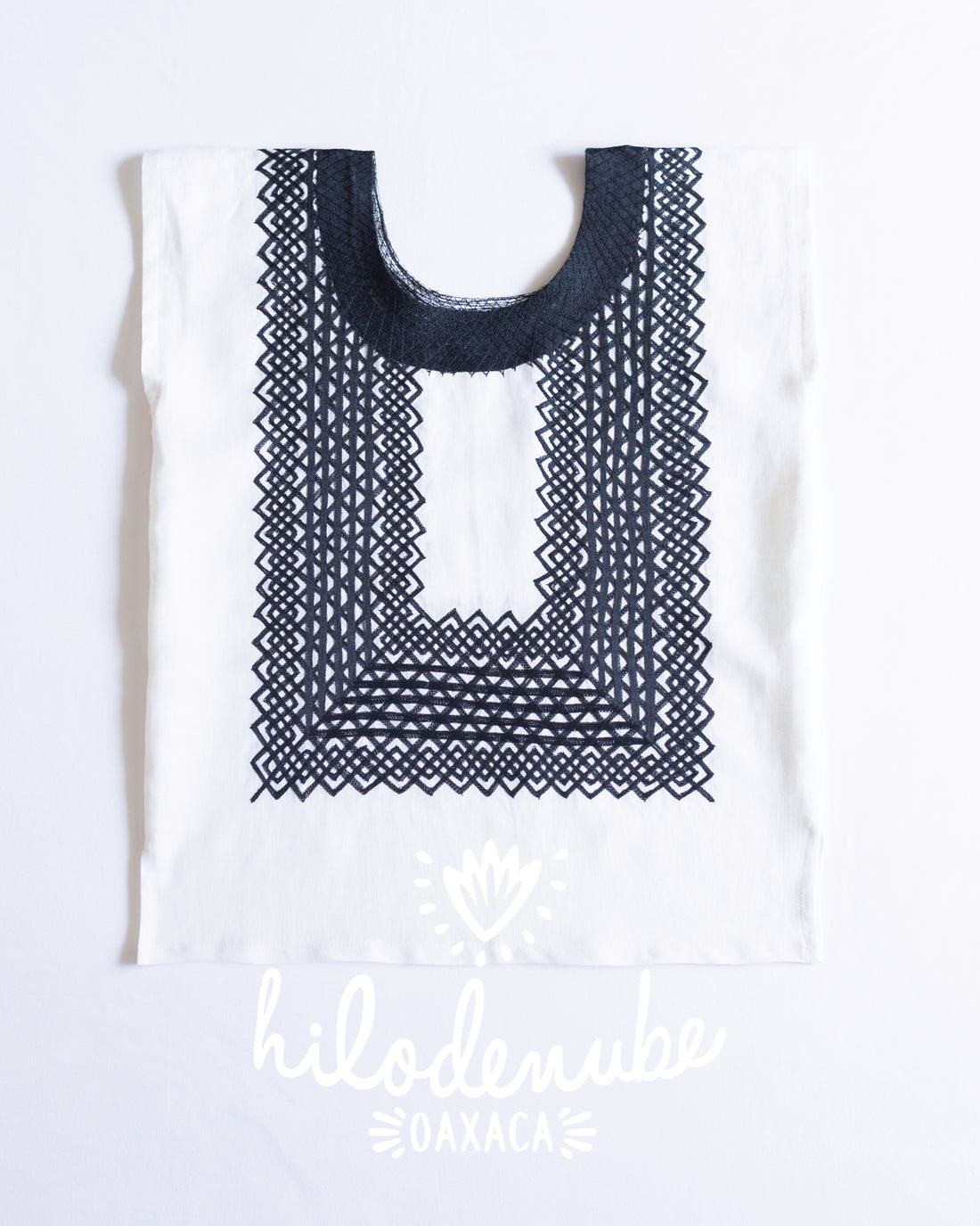 Huipil Panchito Crudo / Negro