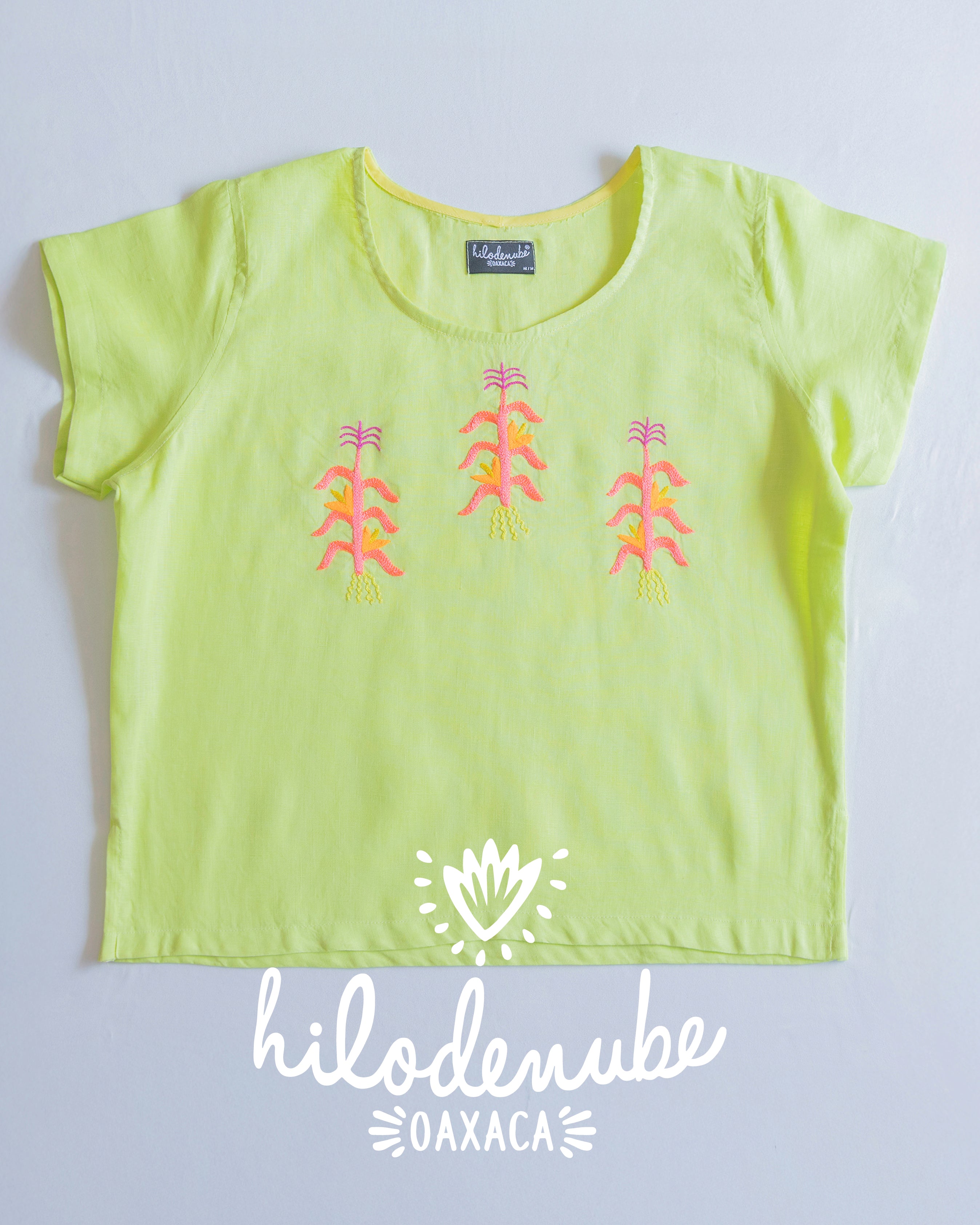 Blusa Milpa Lima / Neon