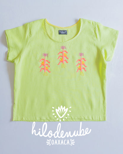 Blusa Milpa Lima / Neon