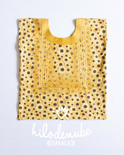 Huipil Panchito Girasoles