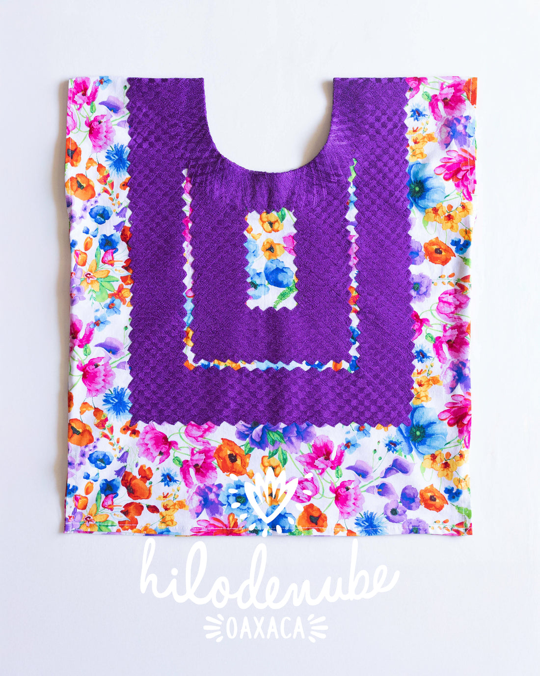 Huipil Metsk Acuarela Floral