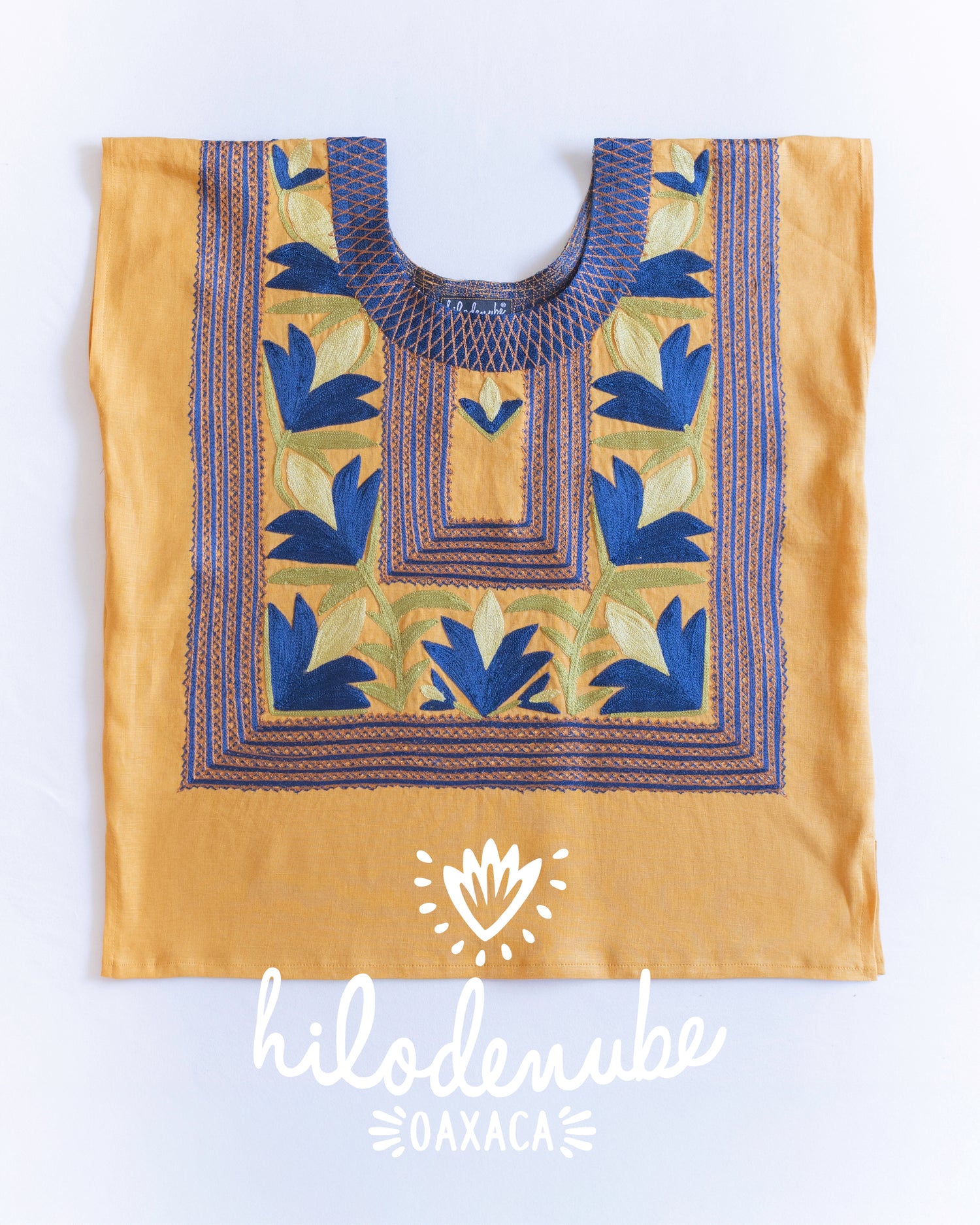 Huipil Flor de Maíz Atardecer