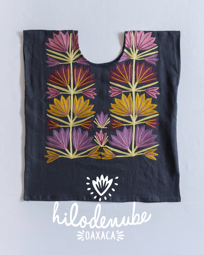 Huipil Magueyito Violet Monochromatique