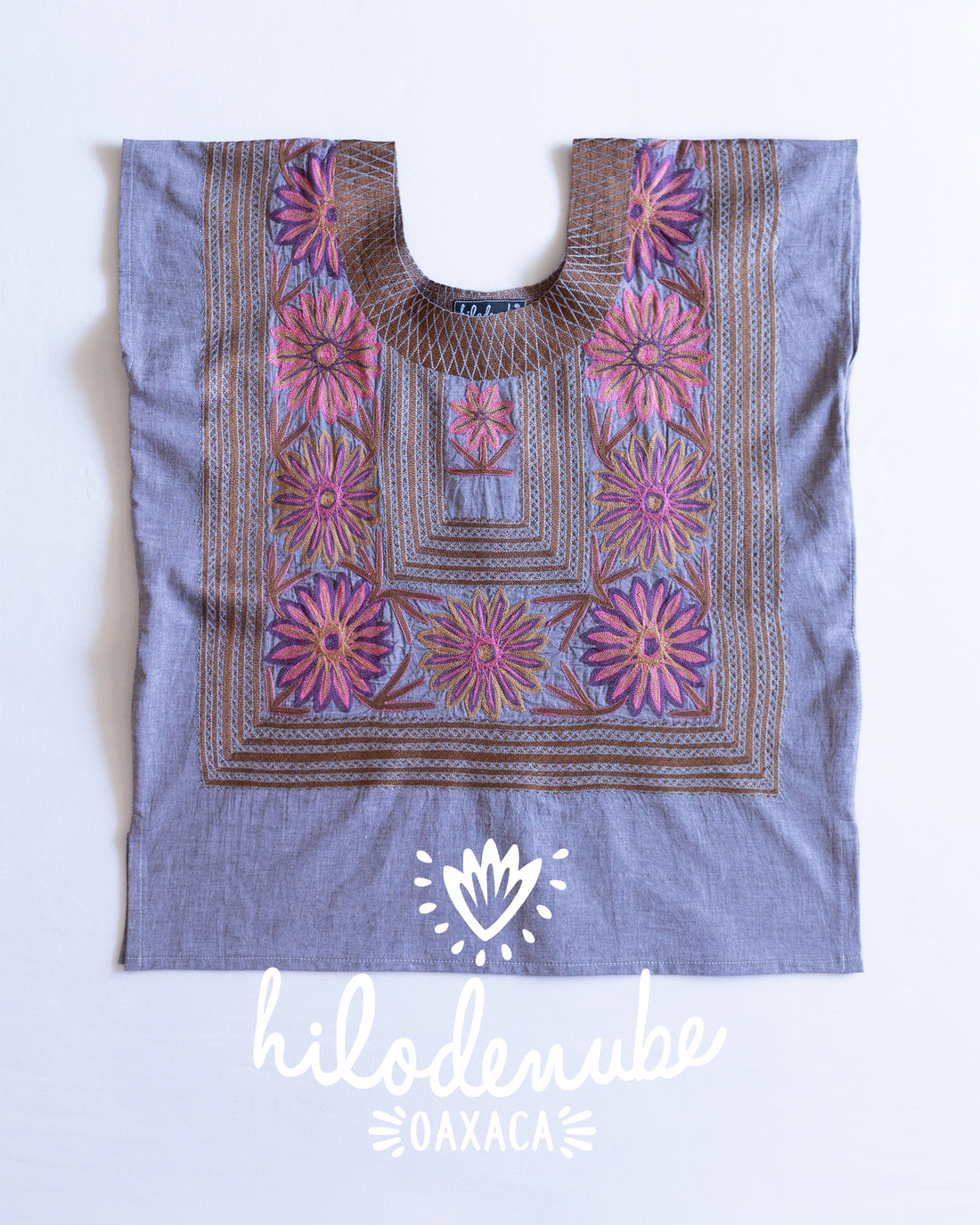 Huipil Flor Margarita Invernal