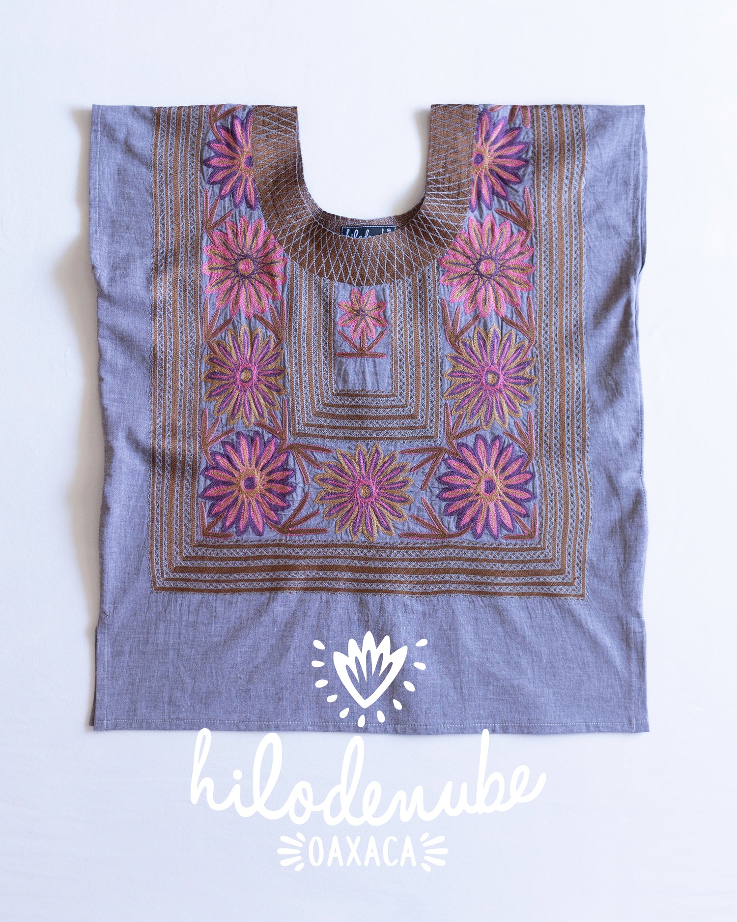 Huipil Flor Margarita Invernal