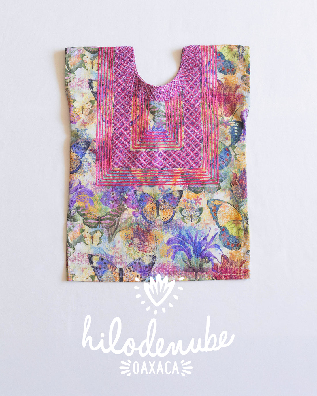 Huipil Niña Jatsee Jardín de Mariposas