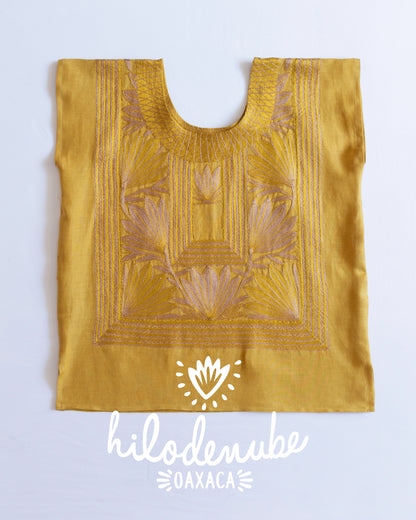 Huipil Magueyito Olivo Dorado