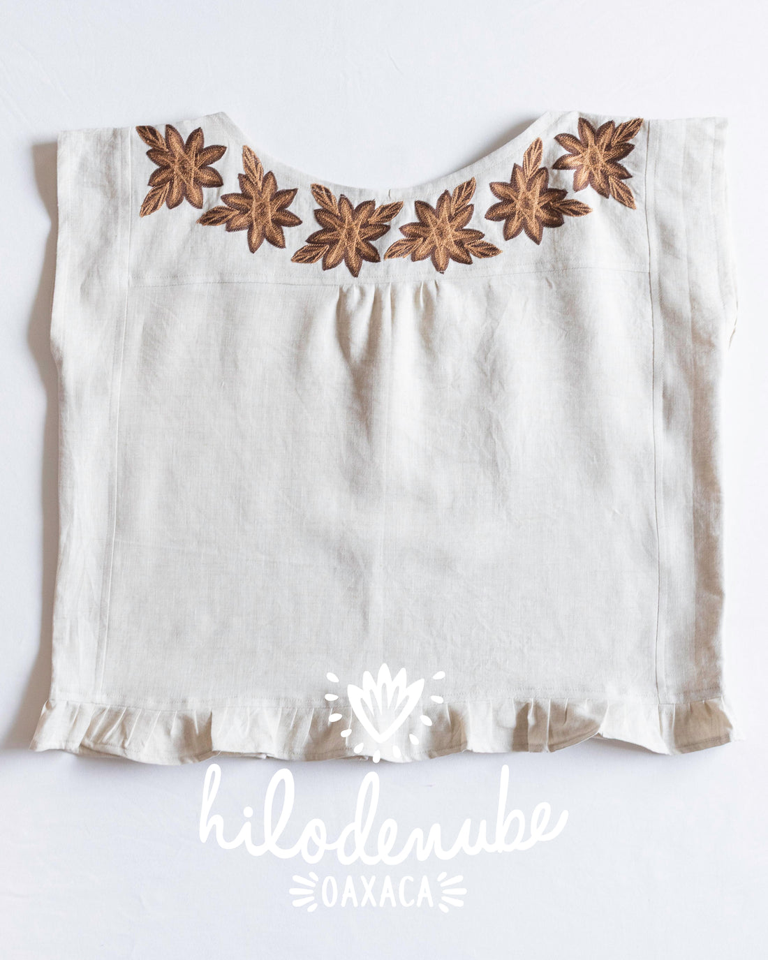 Blusa Antigua Beige / Café