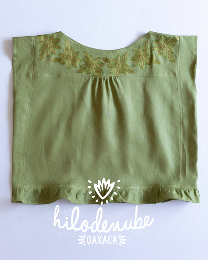 Blusa Antigua Verde Olivo