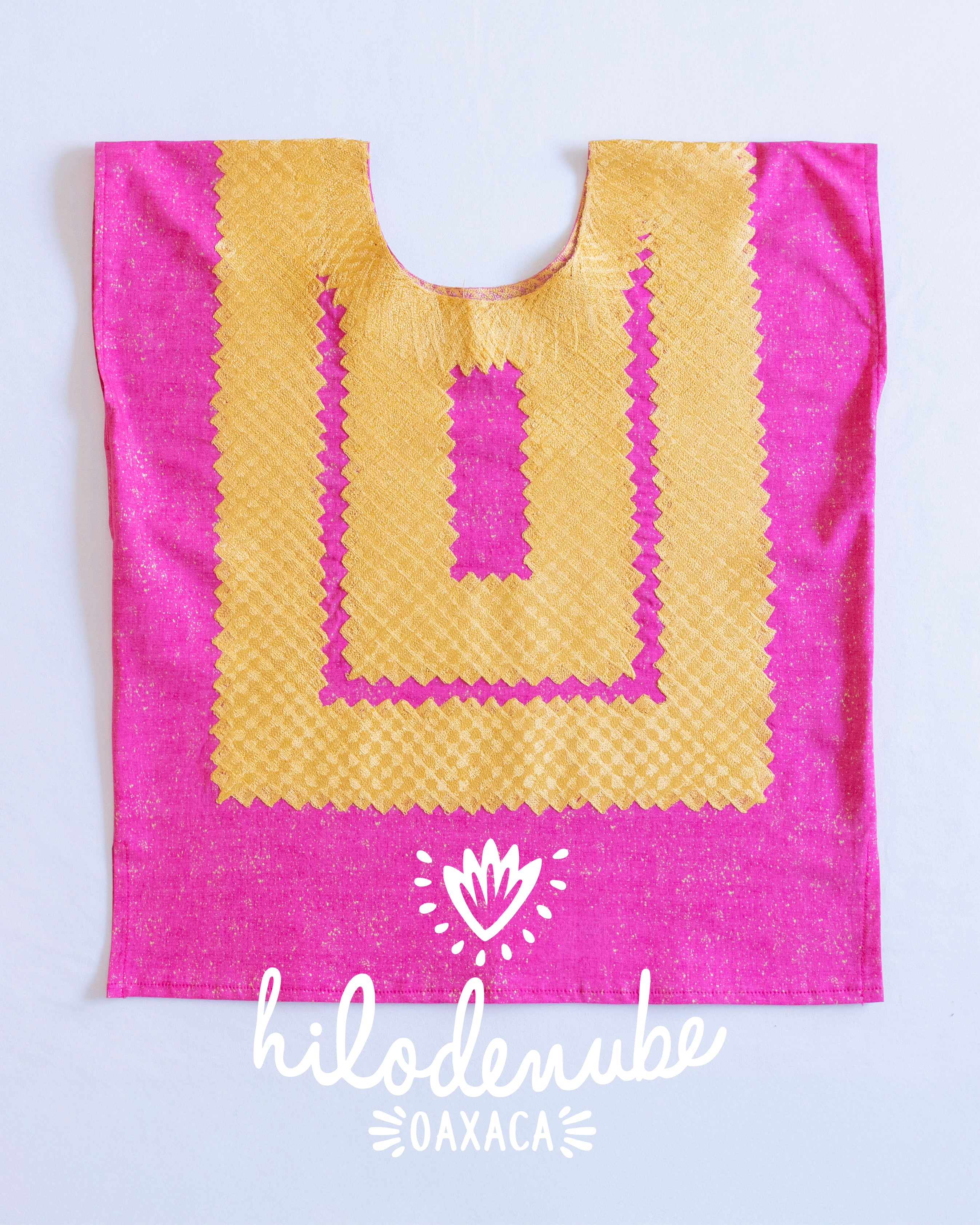 Huipil Metsk Rosa Oro