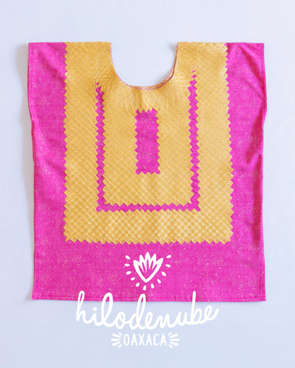 Huipil Metsk Rosa Oro