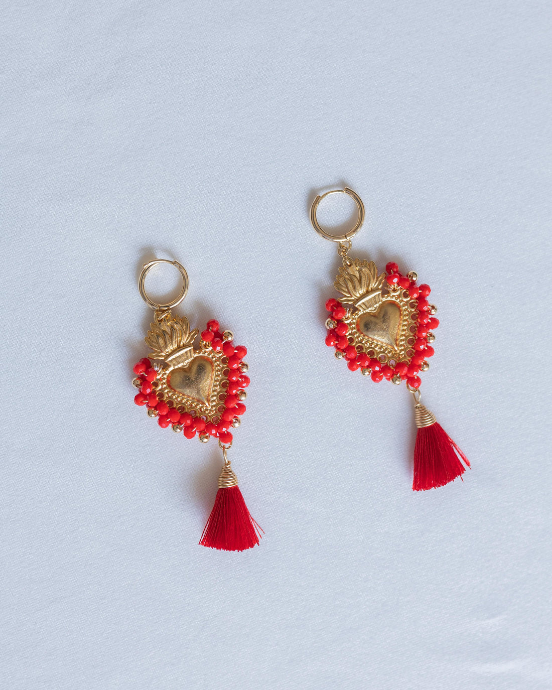 Aretes sagrado corazón