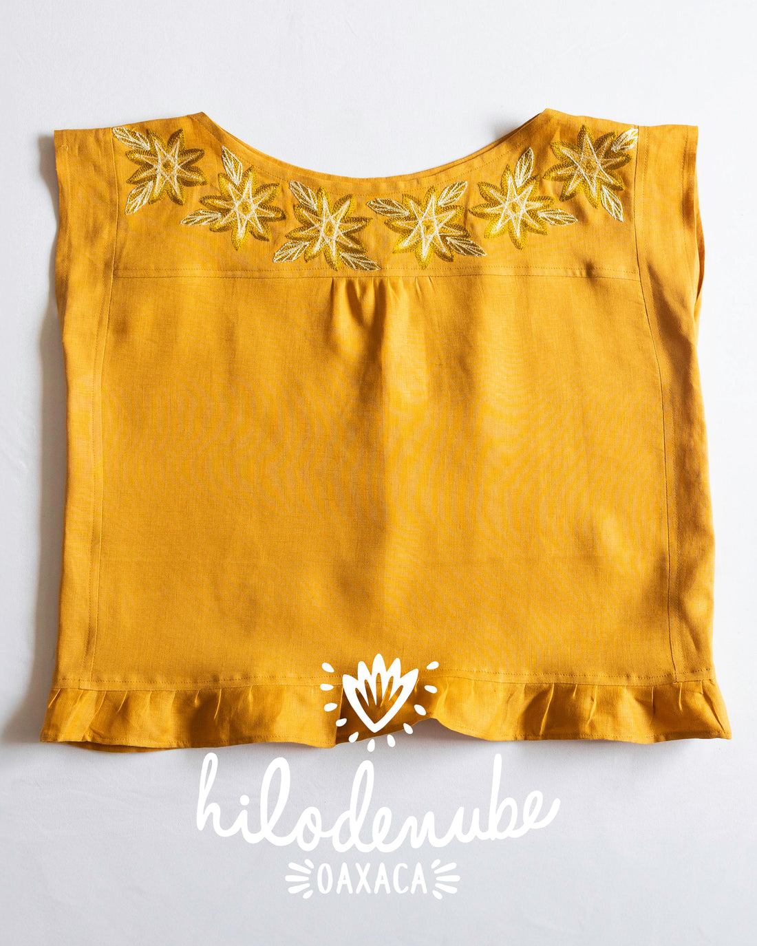 Blusa Antigua Mostaza