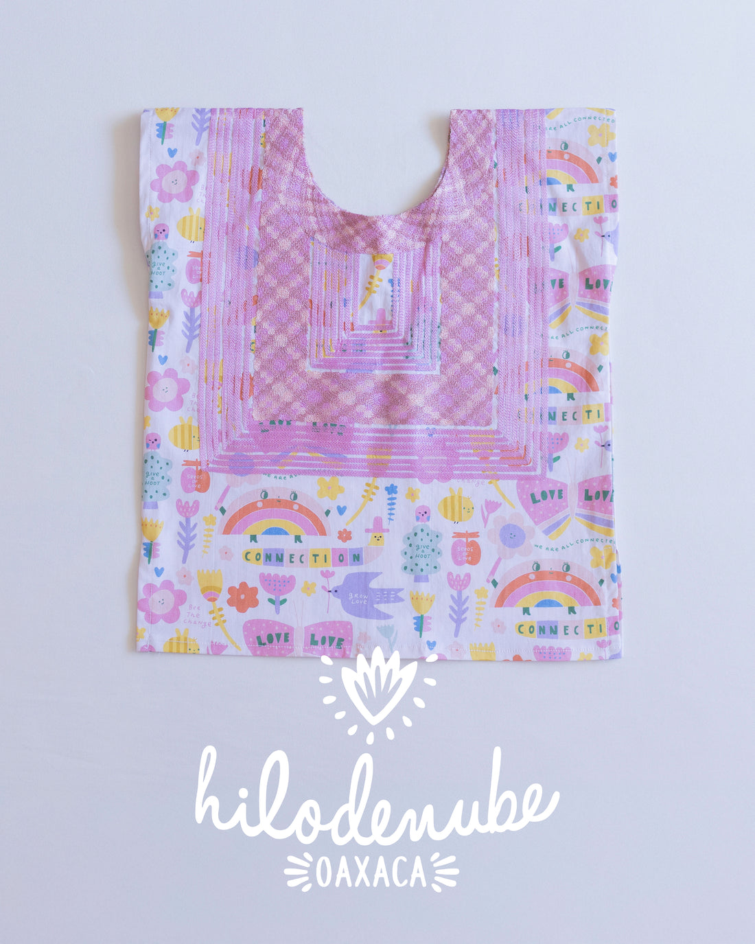 Huipil Niña Jatsee Jardín Pastel