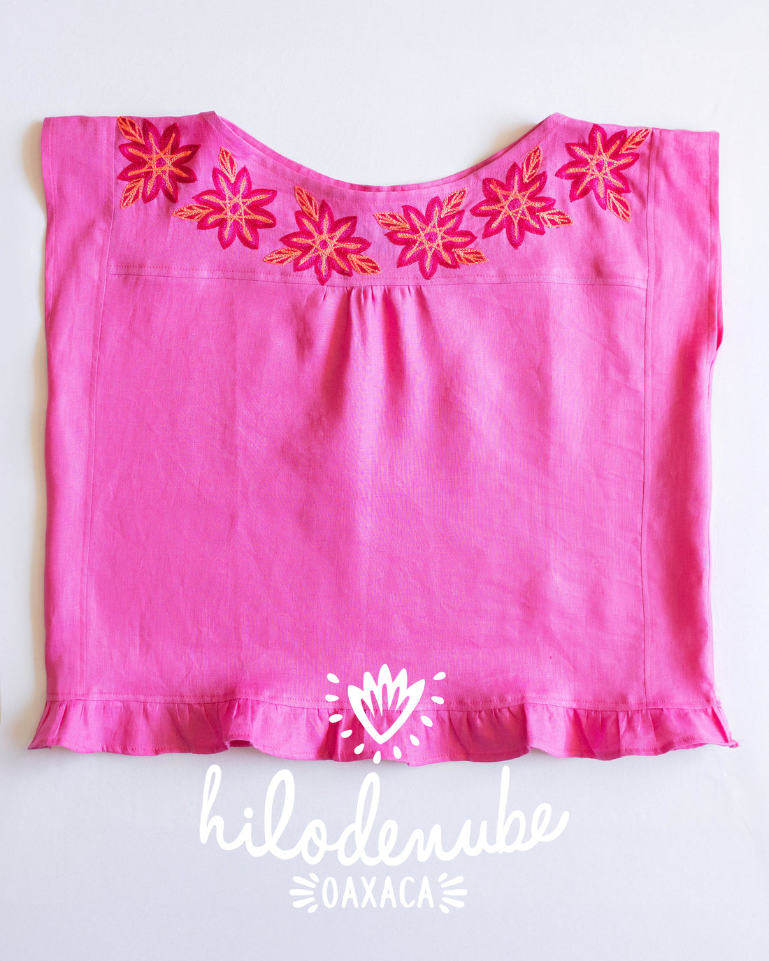 Blusa Antigua Rosa Chicle