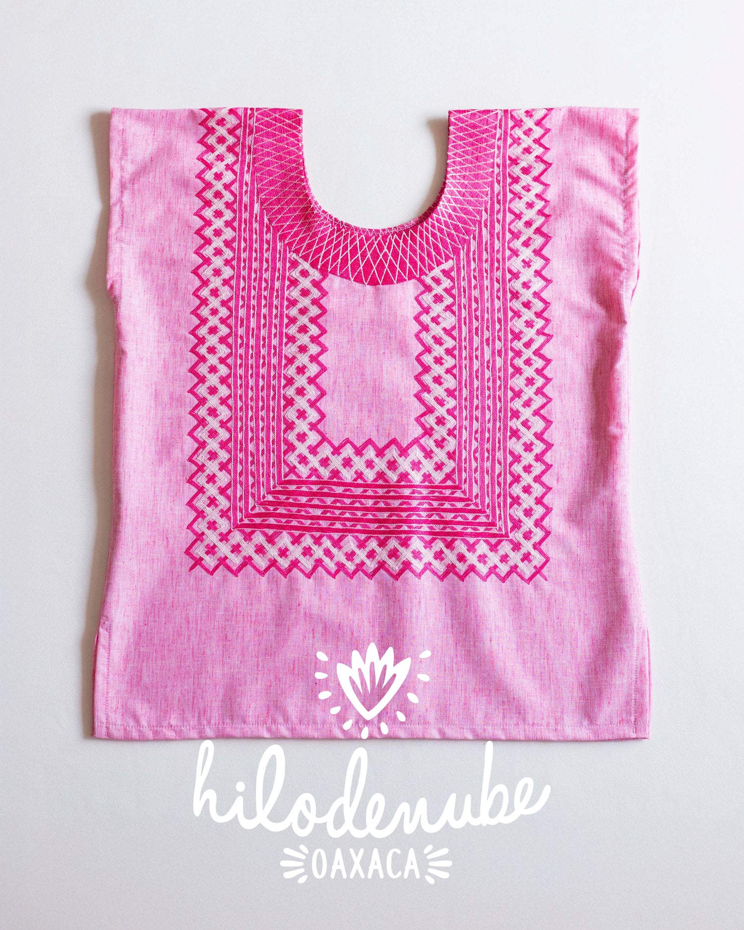 Huipil Panchito Raisin / Fuchsia