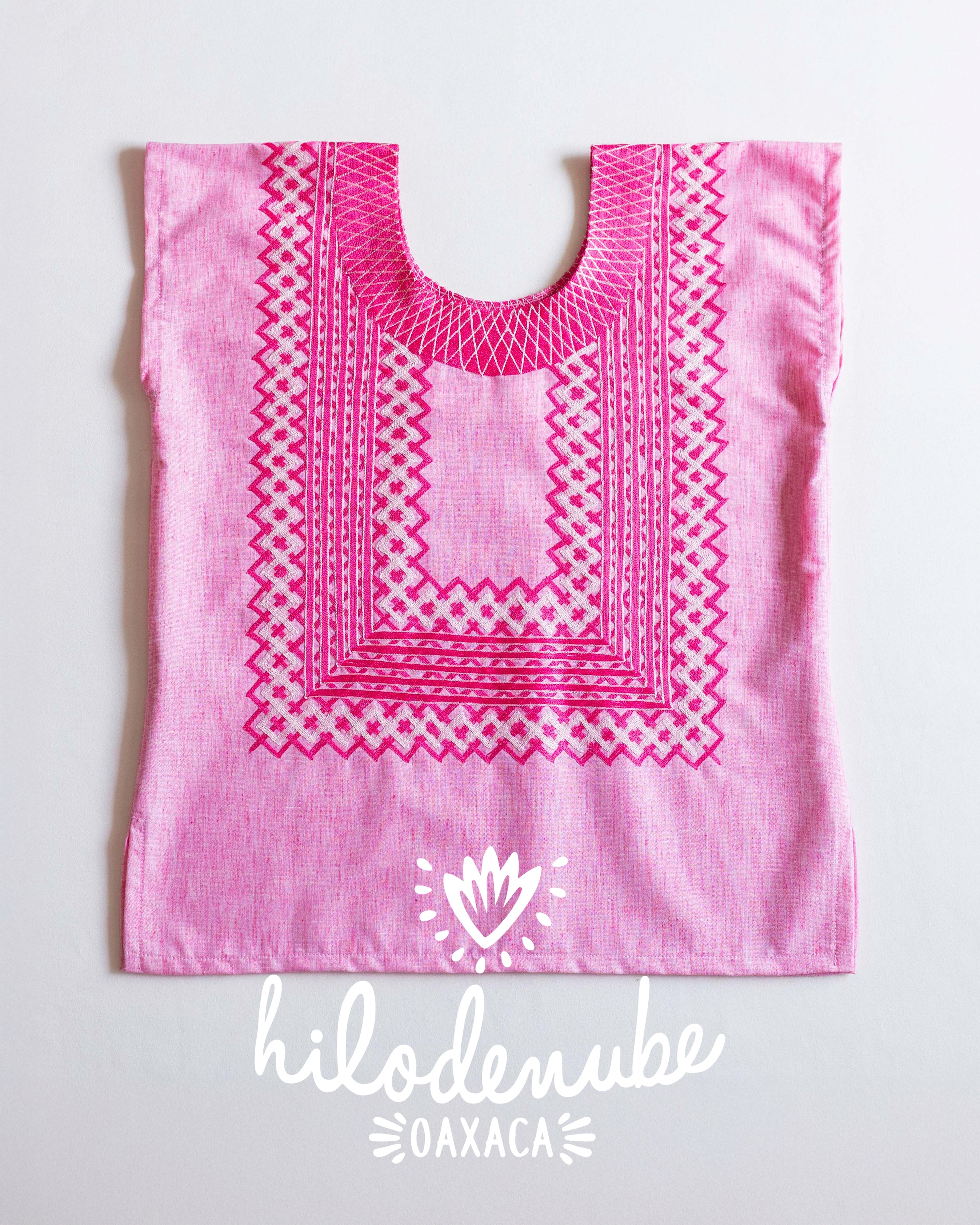 Huipil Panchito Raisin / Fuchsia