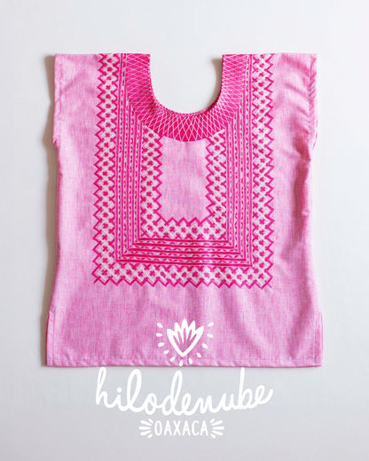 Huipil Panchito Raisin / Fuchsia