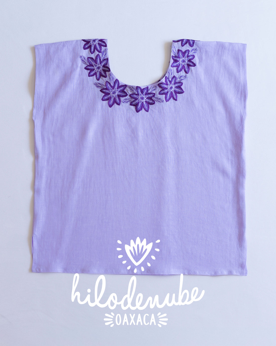 Huipil Silvia Antigua Lila