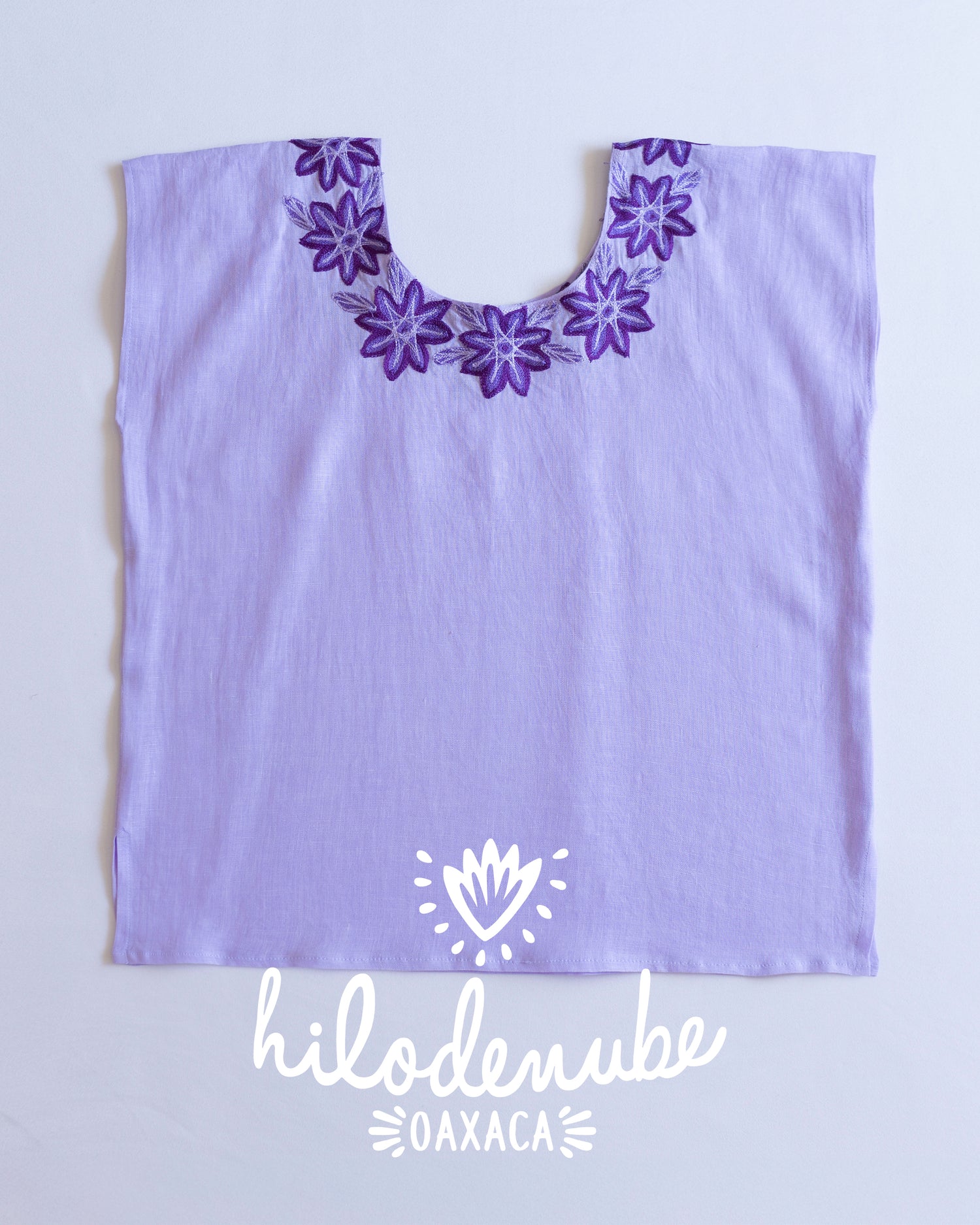 Huipil Silvia Antigua Lila