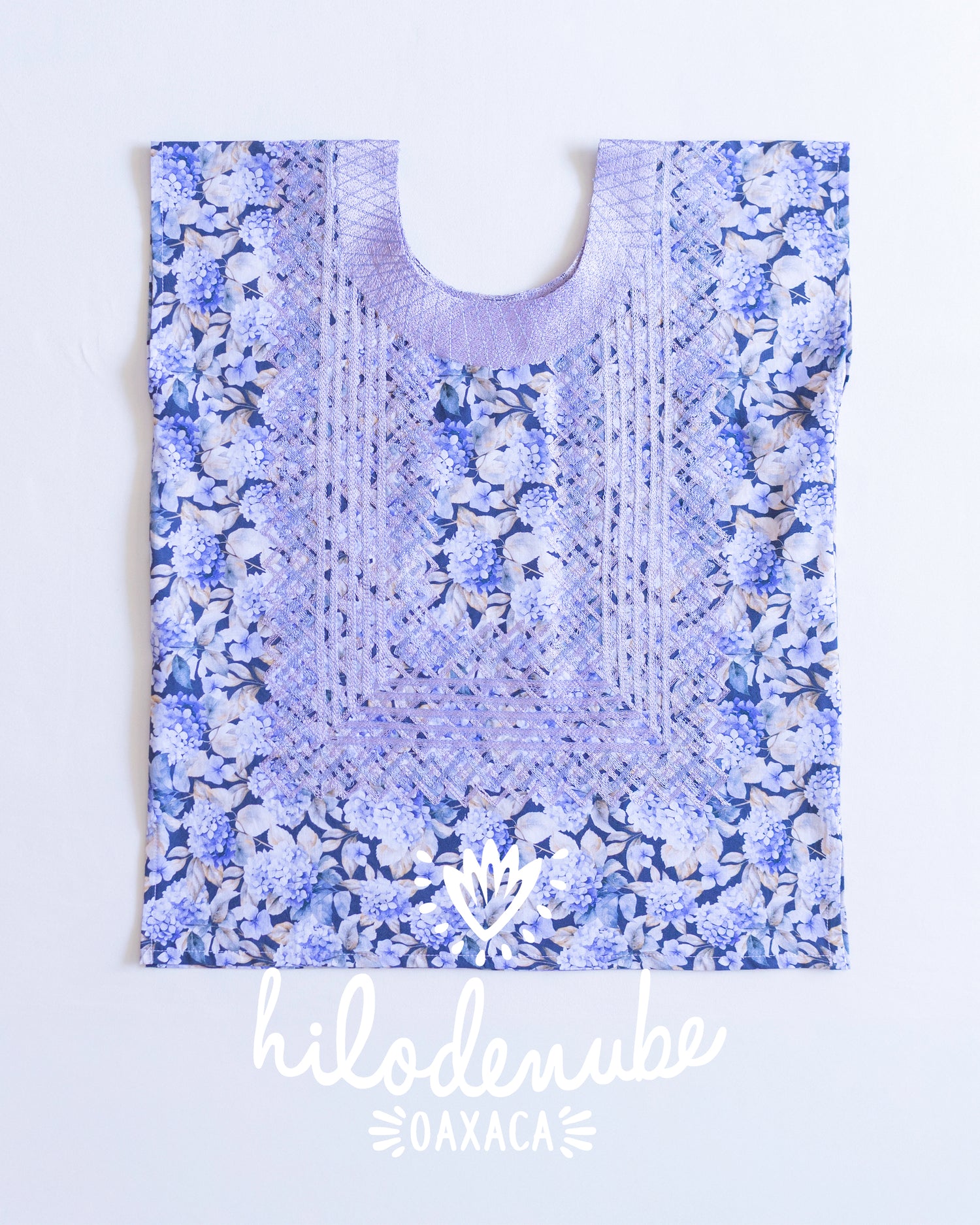 Huipil Panchito Hortensias