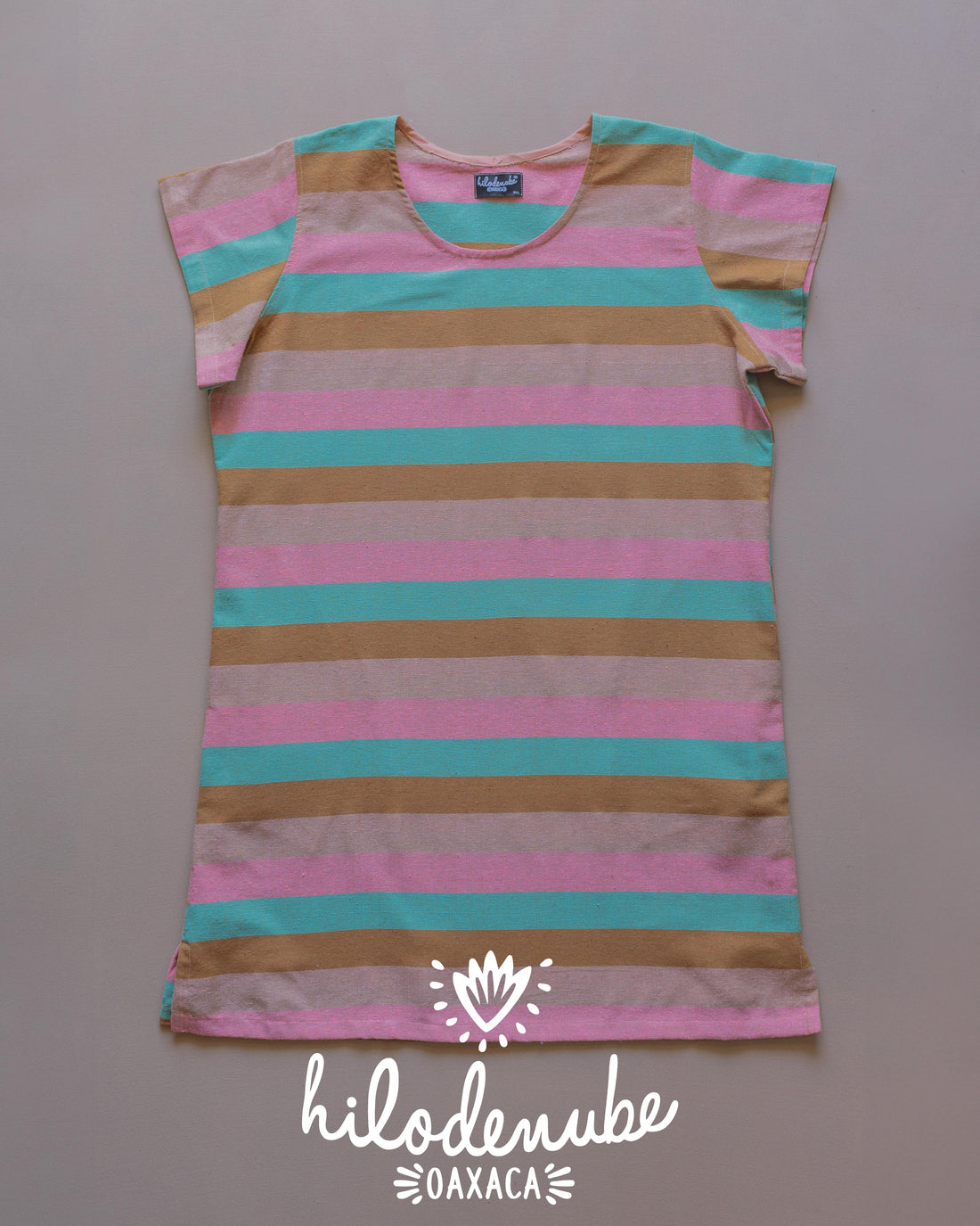 Vestido Telar Multicolor Pastel