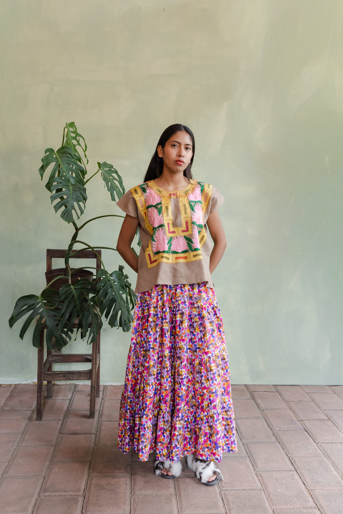 Huipil Tsapts Pëjy / Flor Rosa