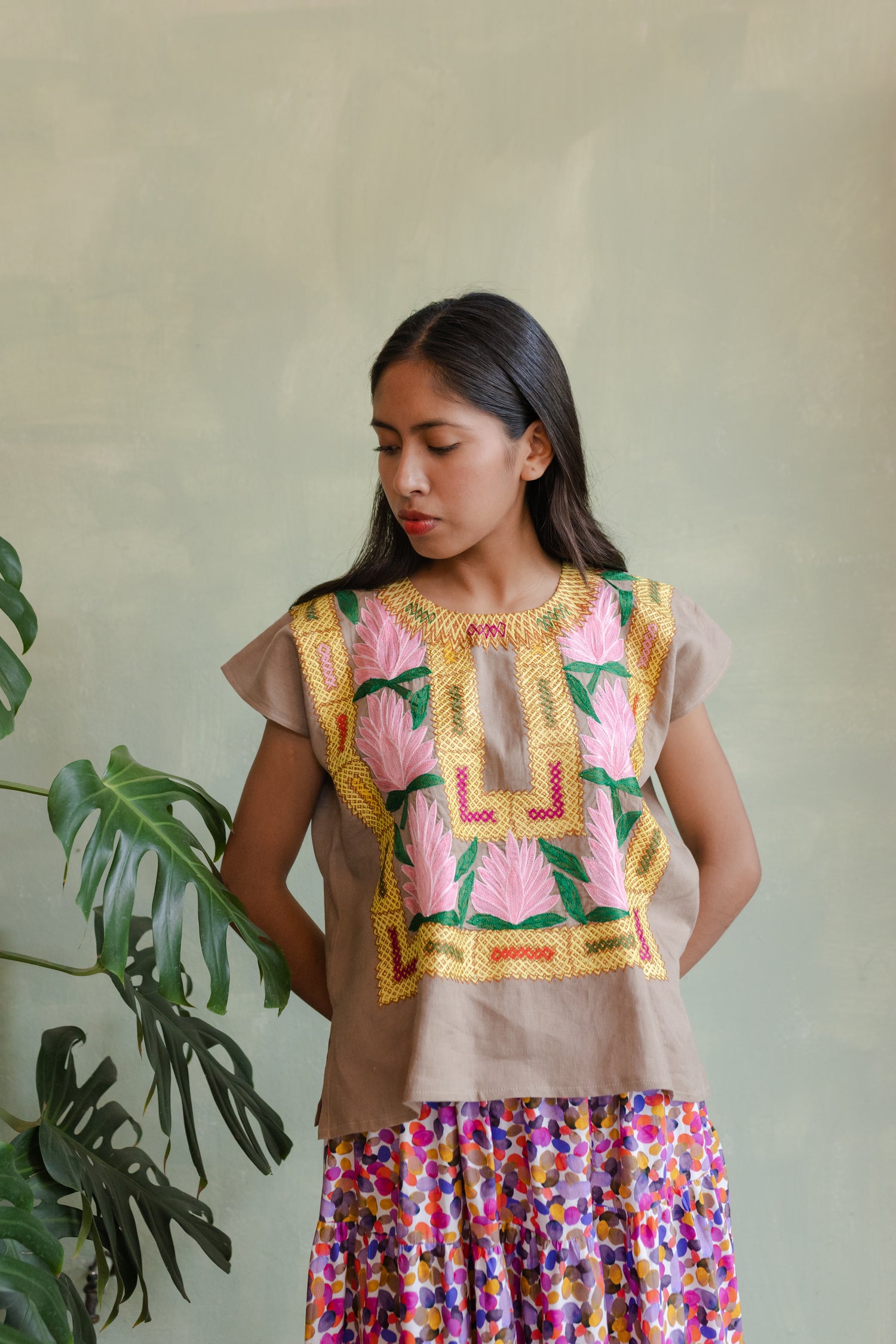 Huipil Tsapts Pëjy / Flor Rosa