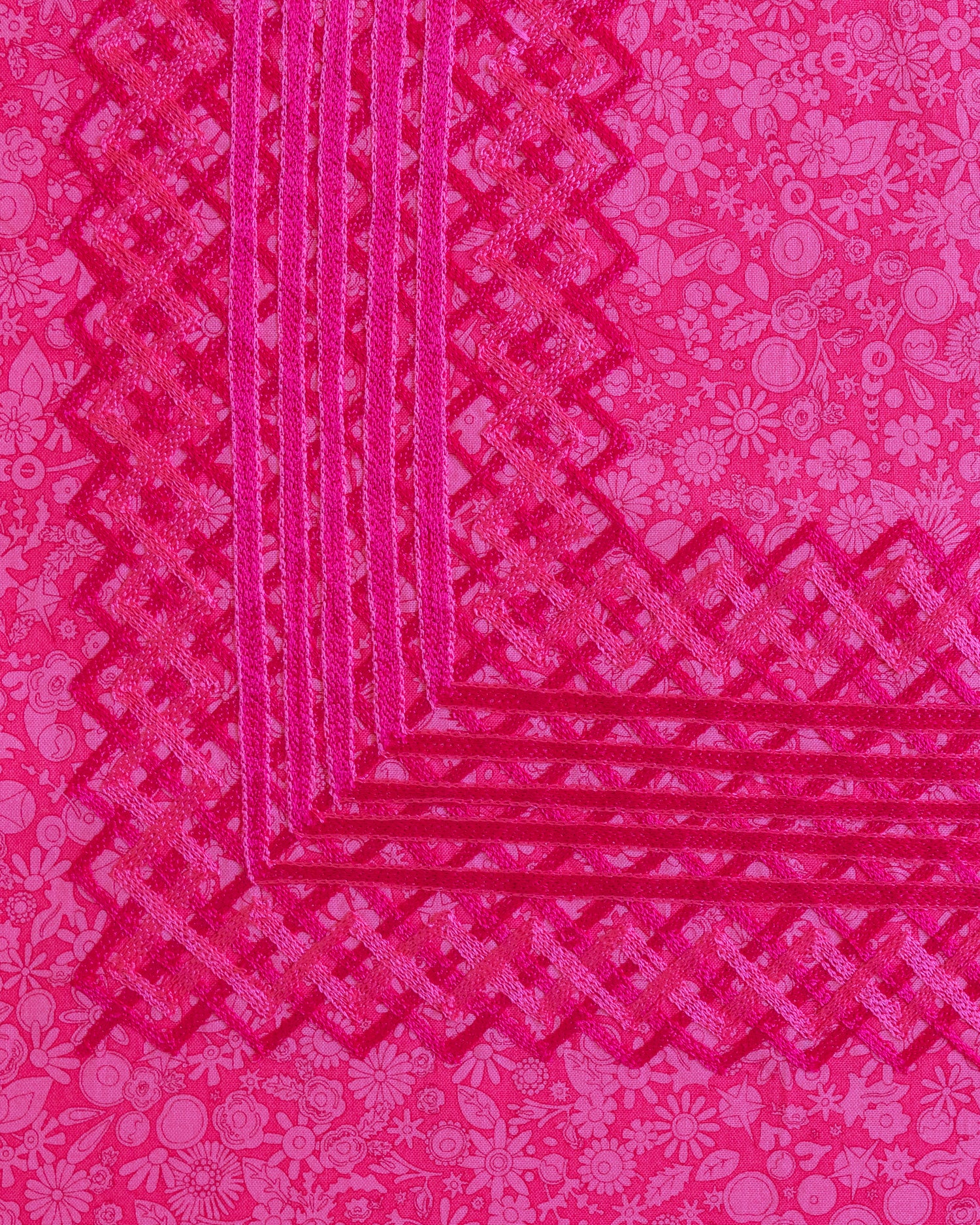 Huipil Panchito Rosa Florecer
