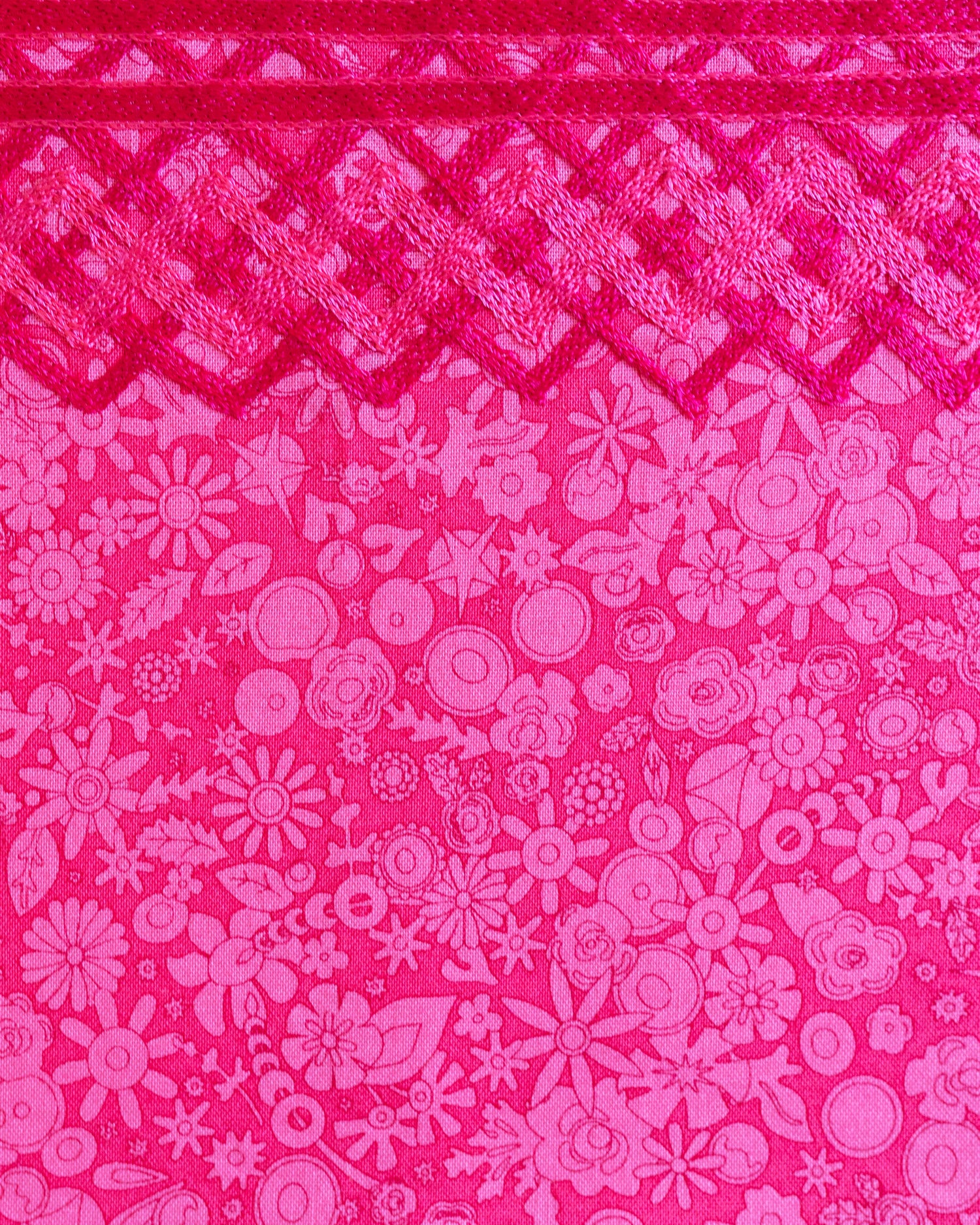 Huipil Panchito Rosa Florecer