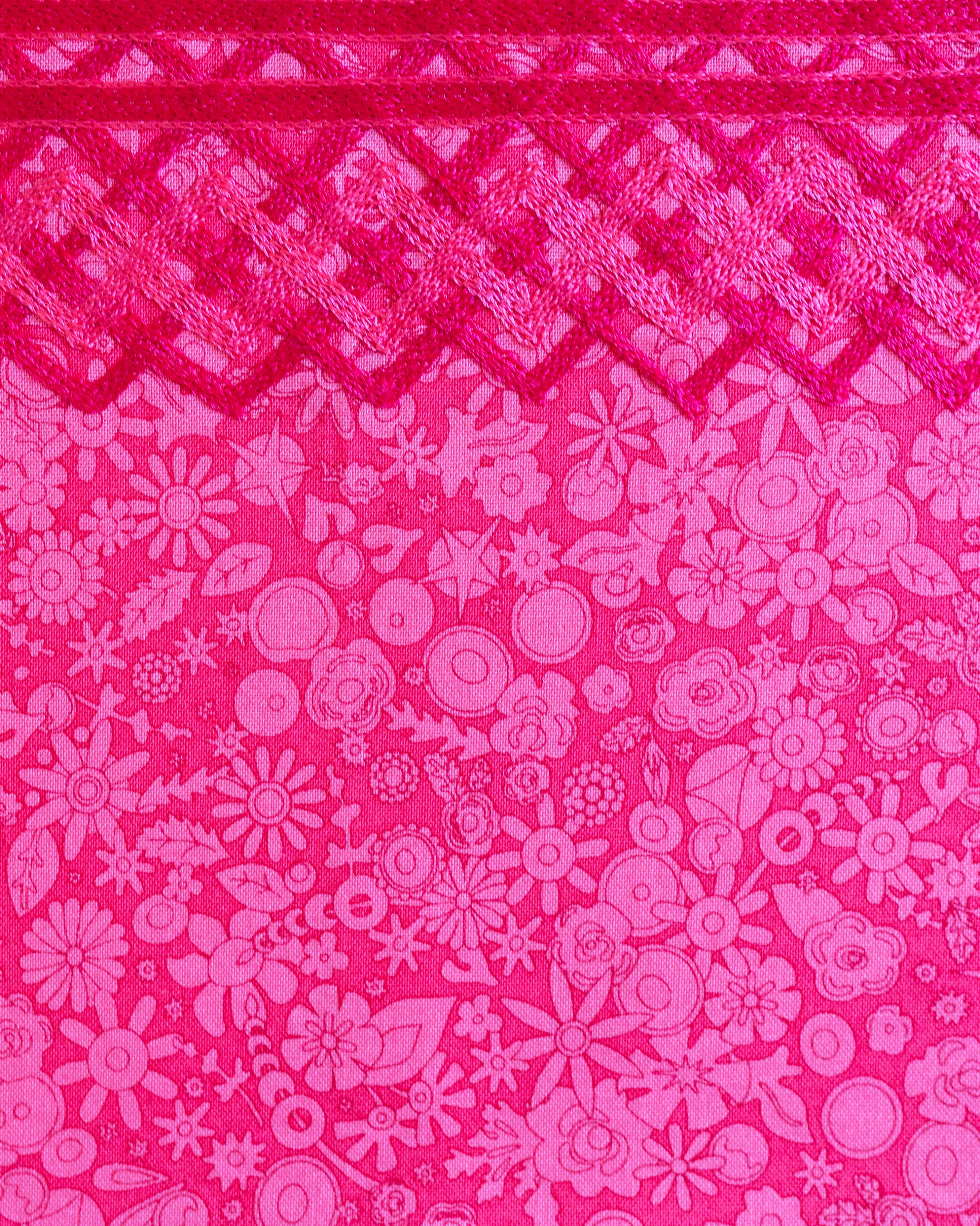 Huipil Panchito Rosa Florecer