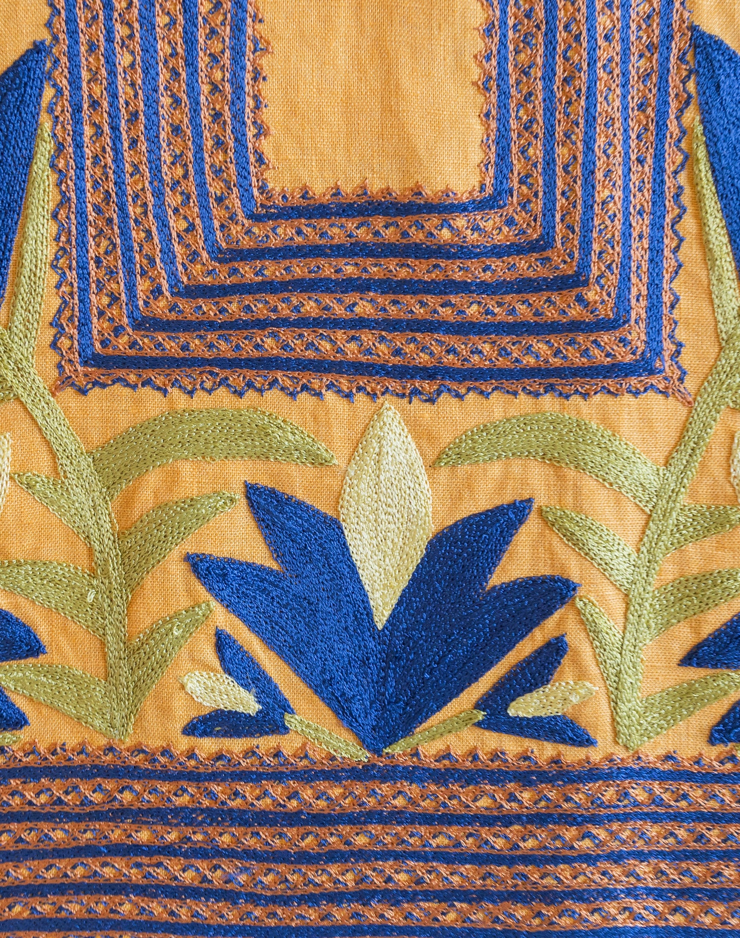 Huipil Flor de Maíz Atardecer