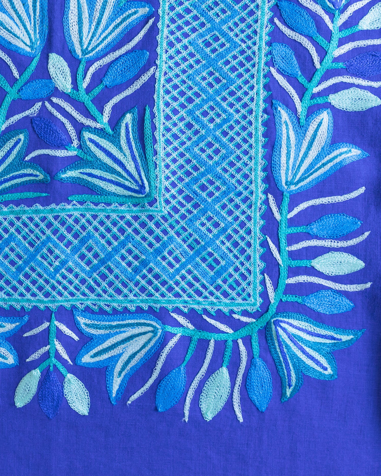 Huipil Magueyito Ramaje Azul Rey