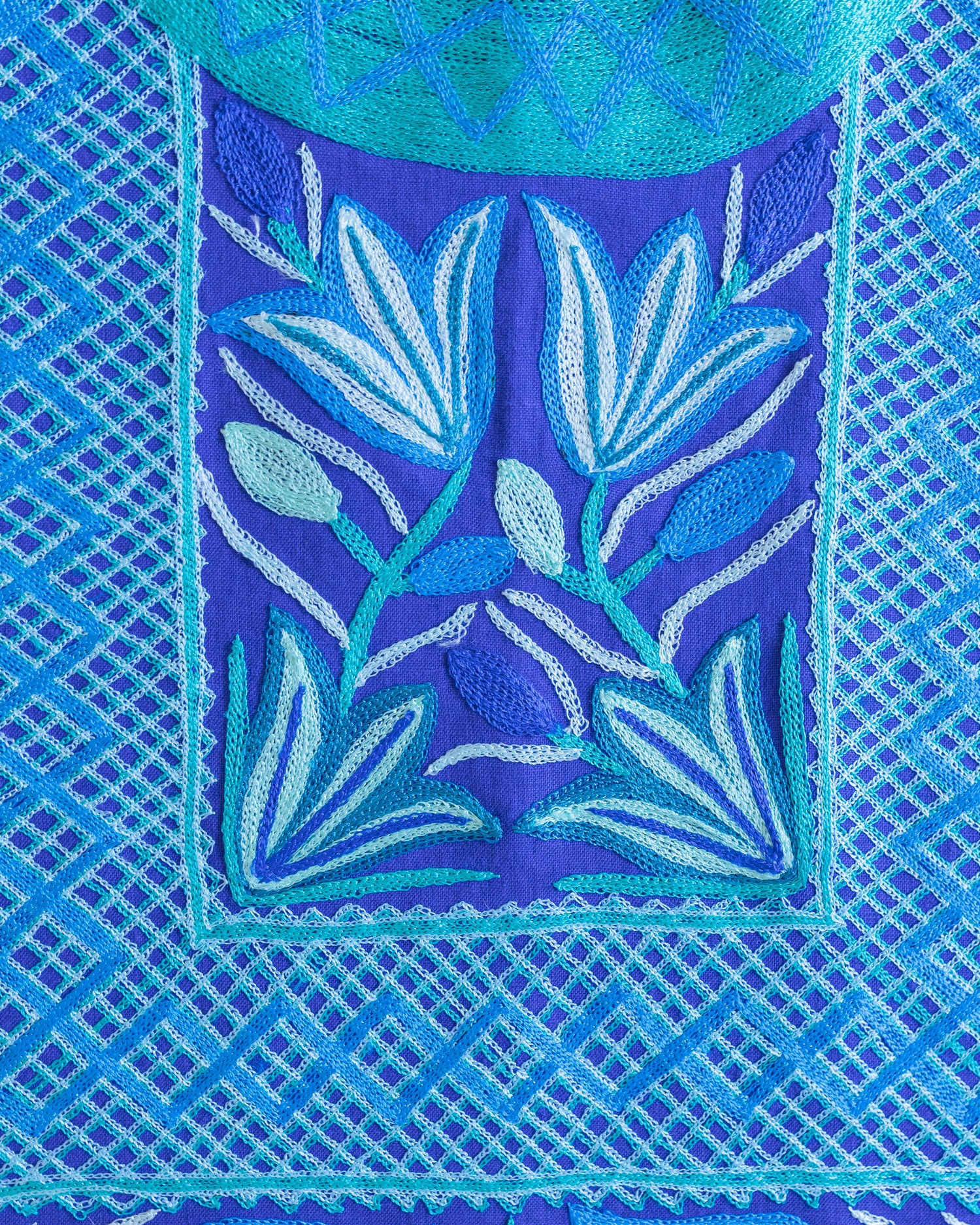 Huipil Magueyito Ramaje Azul Rey