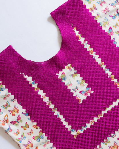 Huipil Metsk Mariposas Retro